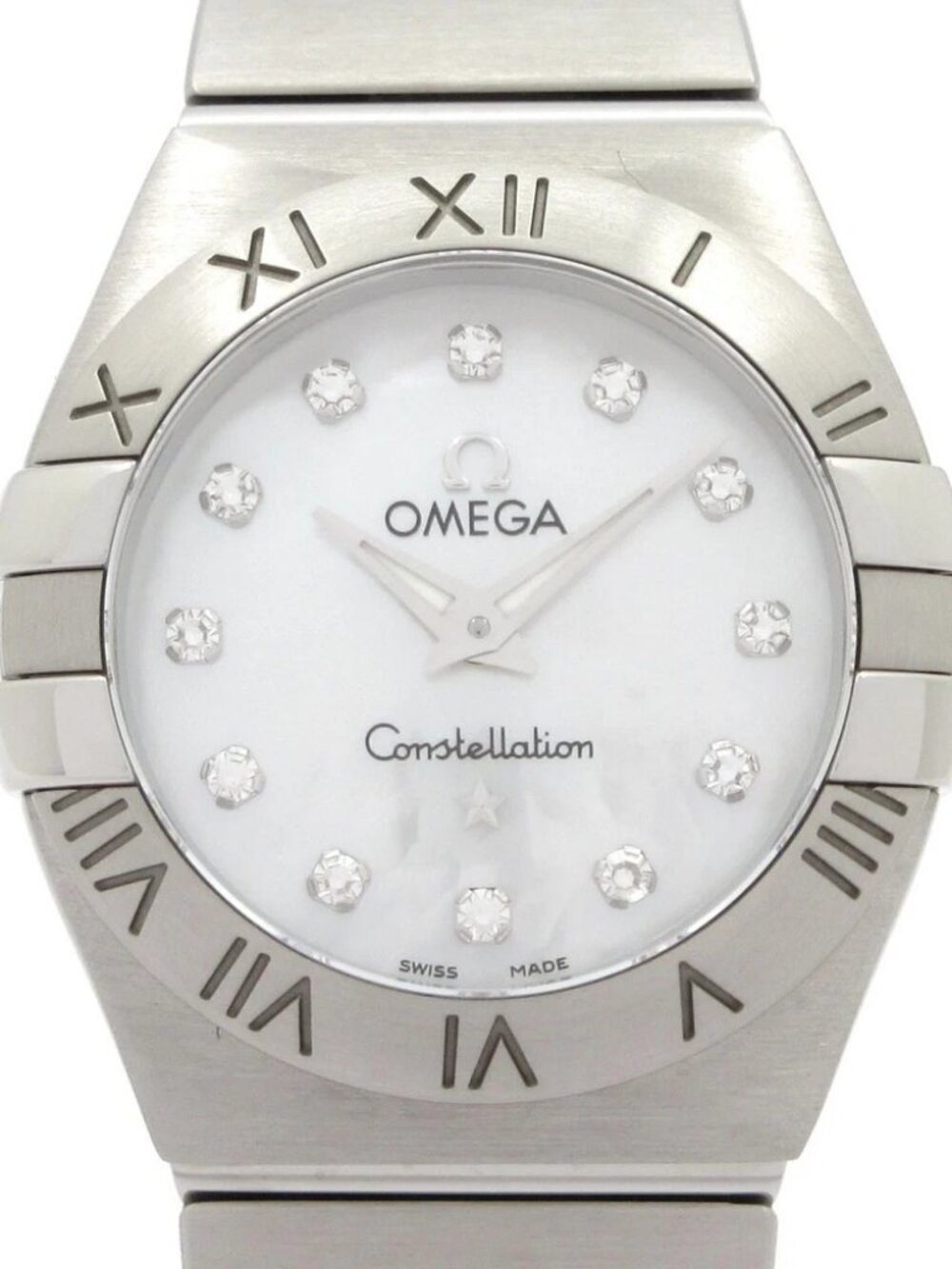OMEGA Constellation Shell White Wrist Watch